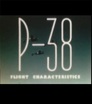 Cover for P-38 Flight Characteristics